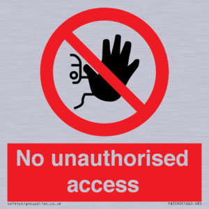 No unauthorised access